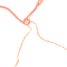 Night-time road noise heatmap for PO21 1AX