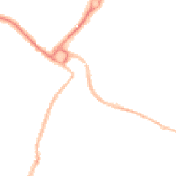 Night-time road noise heatmap for PO21 1AY