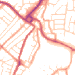 Daytime road noise heatmap for PO21 1AZ