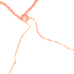 Night-time road noise heatmap for PO21 1BB