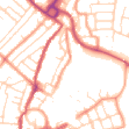 Daytime road noise heatmap for PO21 1BD