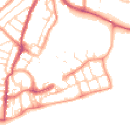 Daytime road noise heatmap for PO21 1BN