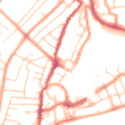 Daytime road noise heatmap for PO21 1BU