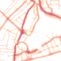 Daytime road noise heatmap for PO21 1BX