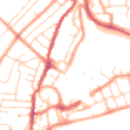 Daytime road noise heatmap for PO21 1BY