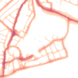 Daytime road noise heatmap for PO21 1DJ
