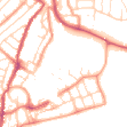 Daytime road noise heatmap for PO21 1DR