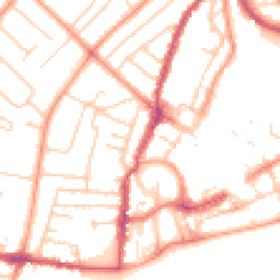 Daytime road noise heatmap for PO21 1DW