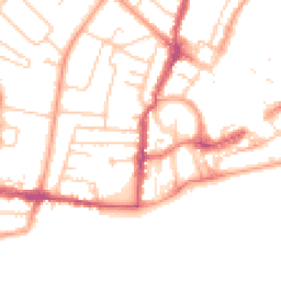 Daytime road noise heatmap for PO21 1EA