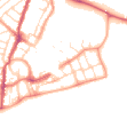 Daytime road noise heatmap for PO21 1EY