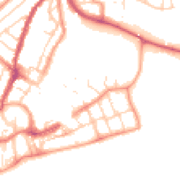 Daytime road noise heatmap for PO21 1HE