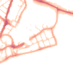 Daytime road noise heatmap for PO21 1JT