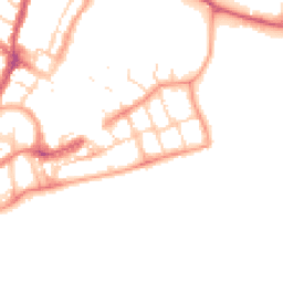 Daytime road noise heatmap for PO21 1LA