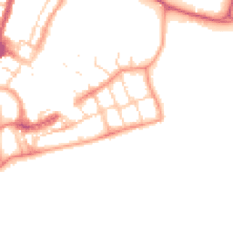 Daytime road noise heatmap for PO21 1NR