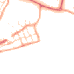 Daytime road noise heatmap for PO21 1NU