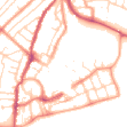 Daytime road noise heatmap for PO21 1PB