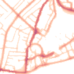 Daytime road noise heatmap for PO21 1QJ
