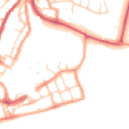 Daytime road noise heatmap for PO21 1XU