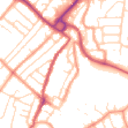 Daytime road noise heatmap for PO21 1YA