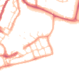 Daytime road noise heatmap for PO21 1YB