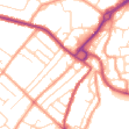 Daytime road noise heatmap for PO21 2EN