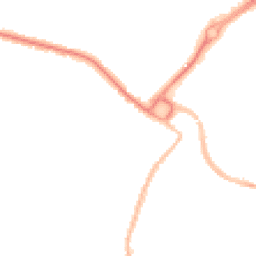 Night-time road noise heatmap for PO21 2EN