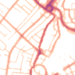Daytime road noise heatmap for PO21 2HD