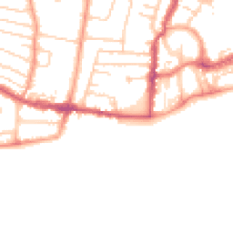 Daytime road noise heatmap for PO21 2LG