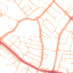 Daytime road noise heatmap for PO21 2TZ
