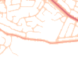 Daytime road noise heatmap for PO21 3AH