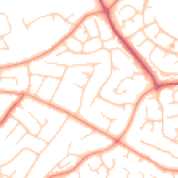 Daytime road noise heatmap for PO21 3BG