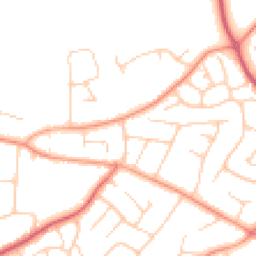 Daytime road noise heatmap for PO21 3ET