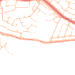 Daytime road noise heatmap for PO21 3FG