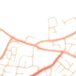 Daytime road noise heatmap for PO21 3FH