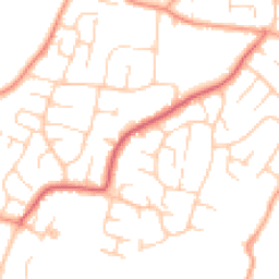 Daytime road noise heatmap for PO21 3HH