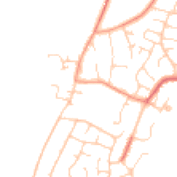 Daytime road noise heatmap for PO21 3JY