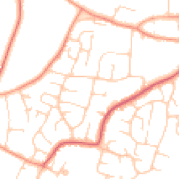Daytime road noise heatmap for PO21 3LN