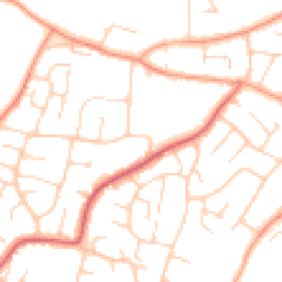 Daytime road noise heatmap for PO21 3LS