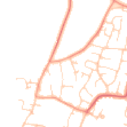 Daytime road noise heatmap for PO21 3NY