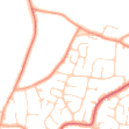 Daytime road noise heatmap for PO21 3PD