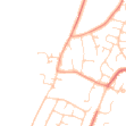 Daytime road noise heatmap for PO21 3QB