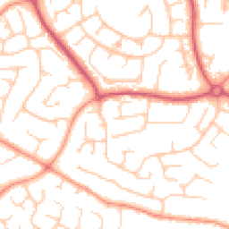 Daytime road noise heatmap for PO21 3QP