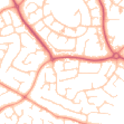 Daytime road noise heatmap for PO21 3QU