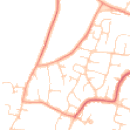 Daytime road noise heatmap for PO21 3UR