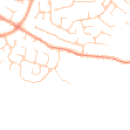Daytime road noise heatmap for PO21 4AD