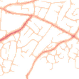 Daytime road noise heatmap for PO21 4BG