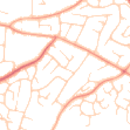 Daytime road noise heatmap for PO21 4BQ