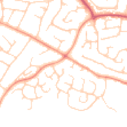 Daytime road noise heatmap for PO21 4BY