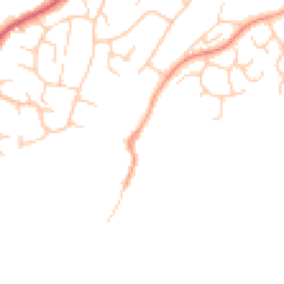 Daytime road noise heatmap for PO21 4EE