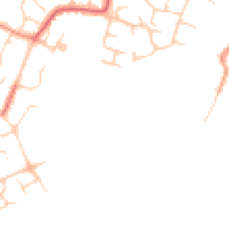 Daytime road noise heatmap for PO21 4HB
